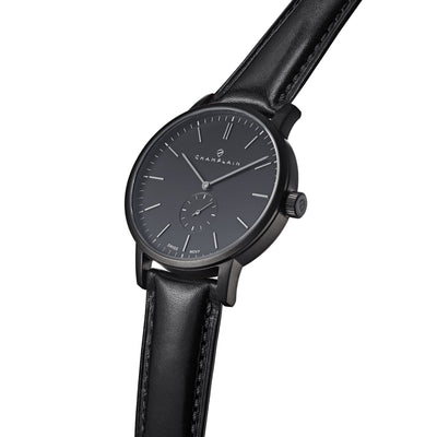 Triple Black Governor Watch by Champlain